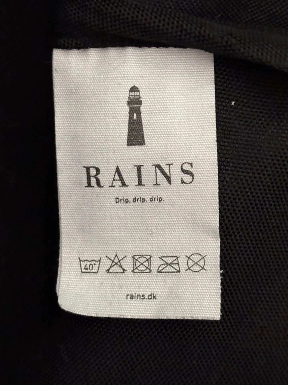 RAINS Hilo Waterproof Weekend Bag Duffle Black